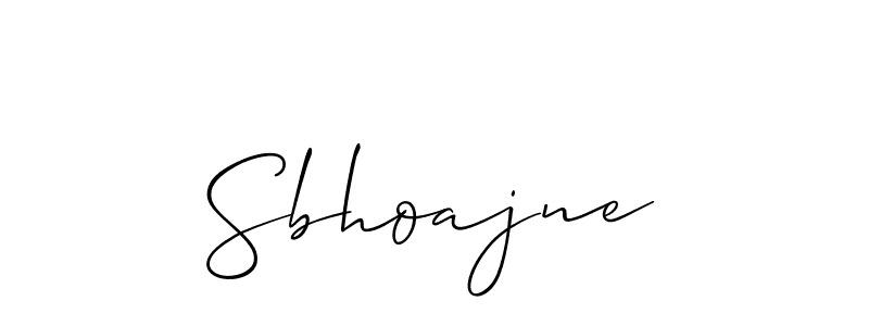 Also we have Sbhoajne name is the best signature style. Create professional handwritten signature collection using Allison_Script autograph style. Sbhoajne signature style 2 images and pictures png