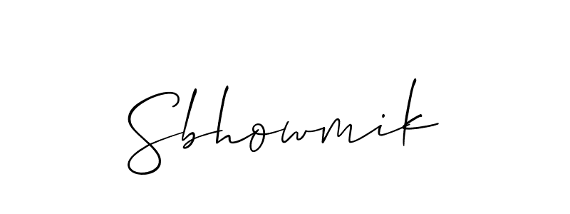 Best and Professional Signature Style for Sbhowmik. Allison_Script Best Signature Style Collection. Sbhowmik signature style 2 images and pictures png