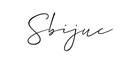 Looking for an artistic signature for Sbijuc? The Allison_Script calligraphy style gives a sophisticated flow suitable for business cards and emails. Sbijuc signature style 2 images and pictures png