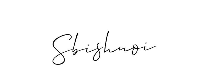 if you are searching for the best signature style for your name Sbishnoi. so please give up your signature search. here we have designed multiple signature styles  using Allison_Script. Sbishnoi signature style 2 images and pictures png