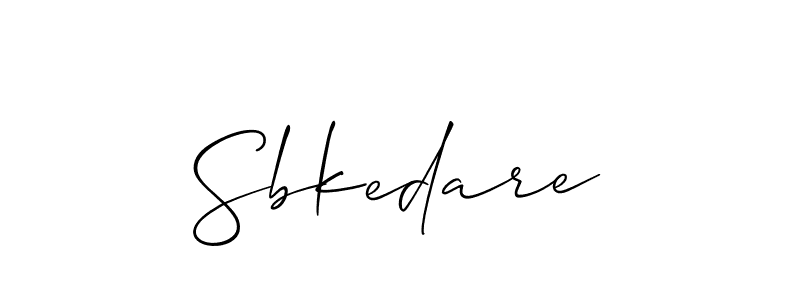 Also we have Sbkedare name is the best signature style. Create professional handwritten signature collection using Allison_Script autograph style. Sbkedare signature style 2 images and pictures png