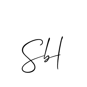 How to Draw Sbl signature style? Allison_Script is a latest design signature styles for name Sbl. Sbl signature style 2 images and pictures png