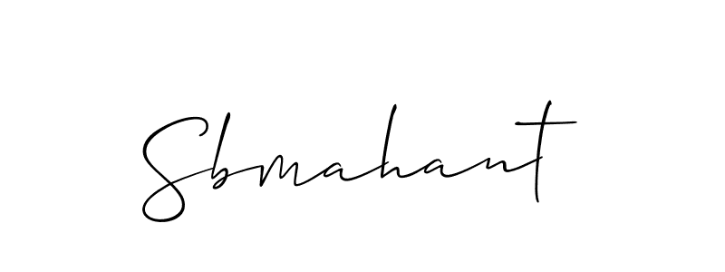 Make a beautiful signature design for name Sbmahant. Use this online signature maker to create a handwritten signature for free. Sbmahant signature style 2 images and pictures png