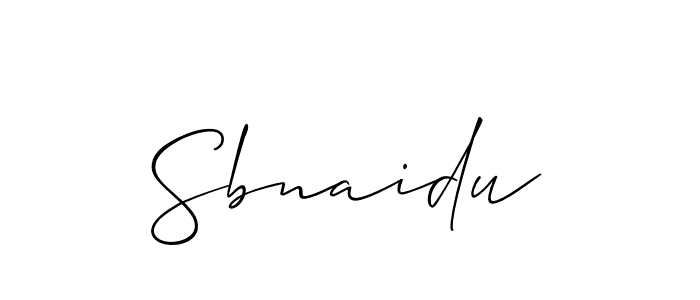 Once you've used our free online signature maker to create your best signature Allison_Script style, it's time to enjoy all of the benefits that Sbnaidu name signing documents. Sbnaidu signature style 2 images and pictures png
