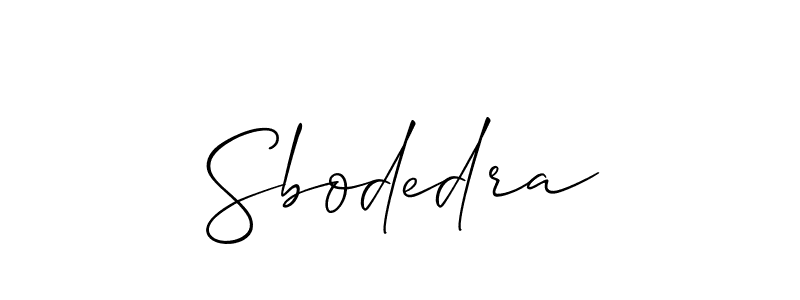 It looks lik you need a new signature style for name Sbodedra. Design unique handwritten (Allison_Script) signature with our free signature maker in just a few clicks. Sbodedra signature style 2 images and pictures png