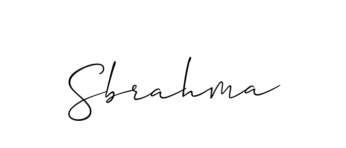 Once you've used our free online signature maker to create your best signature Allison_Script style, it's time to enjoy all of the benefits that Sbrahma name signing documents. Sbrahma signature style 2 images and pictures png