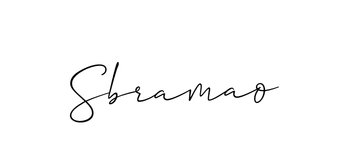 if you are searching for the best signature style for your name Sbramao. so please give up your signature search. here we have designed multiple signature styles  using Allison_Script. Sbramao signature style 2 images and pictures png