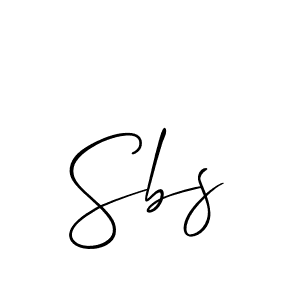 Allison_Script is a professional signature style that is perfect for those who want to add a touch of class to their signature. It is also a great choice for those who want to make their signature more unique. Get Sbs name to fancy signature for free. Sbs signature style 2 images and pictures png