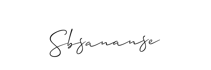 Best and Professional Signature Style for Sbsananse. Allison_Script Best Signature Style Collection. Sbsananse signature style 2 images and pictures png