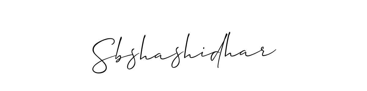 Once you've used our free online signature maker to create your best signature Allison_Script style, it's time to enjoy all of the benefits that Sbshashidhar name signing documents. Sbshashidhar signature style 2 images and pictures png