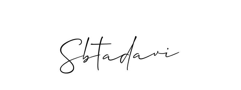 Also You can easily find your signature by using the search form. We will create Sbtadavi name handwritten signature images for you free of cost using Allison_Script sign style. Sbtadavi signature style 2 images and pictures png