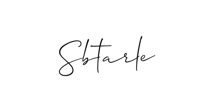 Also You can easily find your signature by using the search form. We will create Sbtarle name handwritten signature images for you free of cost using Allison_Script sign style. Sbtarle signature style 2 images and pictures png