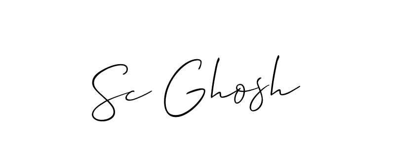 Similarly Allison_Script is the best handwritten signature design. Signature creator online .You can use it as an online autograph creator for name Sc Ghosh. Sc Ghosh signature style 2 images and pictures png