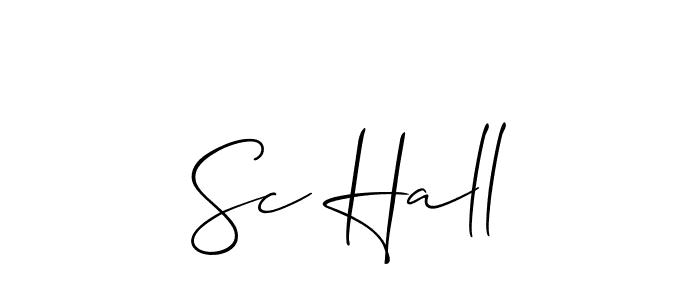 This is the best signature style for the Sc Hall name. Also you like these signature font (Allison_Script). Mix name signature. Sc Hall signature style 2 images and pictures png