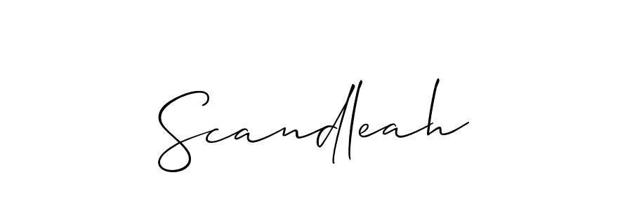 Scandleah stylish signature style. Best Handwritten Sign (Allison_Script) for my name. Handwritten Signature Collection Ideas for my name Scandleah. Scandleah signature style 2 images and pictures png