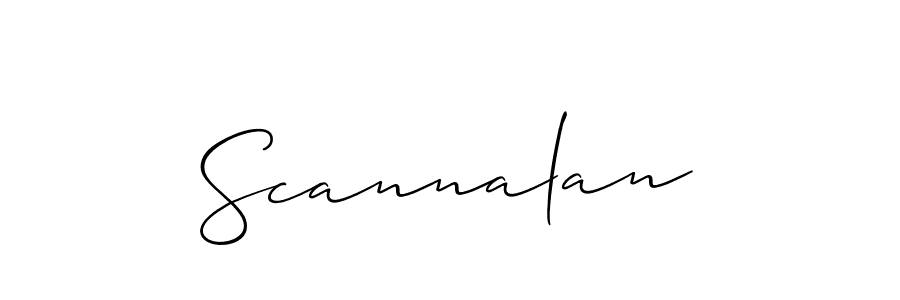 Best and Professional Signature Style for Scannalan. Allison_Script Best Signature Style Collection. Scannalan signature style 2 images and pictures png