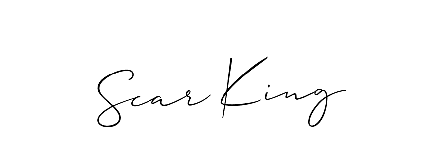 Allison_Script is a professional signature style that is perfect for those who want to add a touch of class to their signature. It is also a great choice for those who want to make their signature more unique. Get Scar King name to fancy signature for free. Scar King signature style 2 images and pictures png