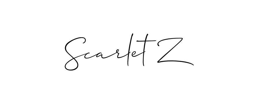 Similarly Allison_Script is the best handwritten signature design. Signature creator online .You can use it as an online autograph creator for name Scarlet Z. Scarlet Z signature style 2 images and pictures png