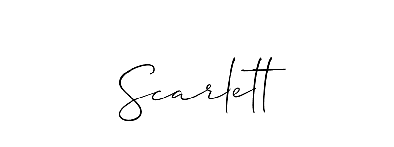 Once you've used our free online signature maker to create your best signature Allison_Script style, it's time to enjoy all of the benefits that Scarlett name signing documents. Scarlett signature style 2 images and pictures png