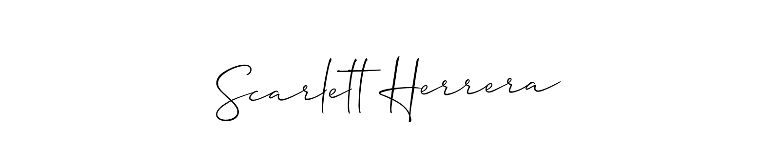 Once you've used our free online signature maker to create your best signature Allison_Script style, it's time to enjoy all of the benefits that Scarlett Herrera name signing documents. Scarlett Herrera signature style 2 images and pictures png