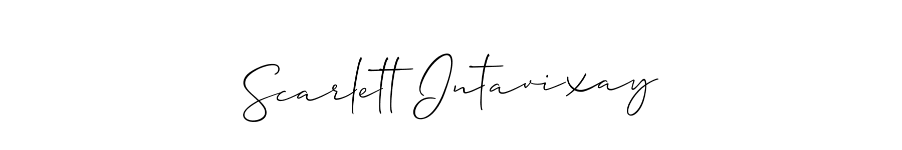 This is the best signature style for the Scarlett Intavixay name. Also you like these signature font (Allison_Script). Mix name signature. Scarlett Intavixay signature style 2 images and pictures png