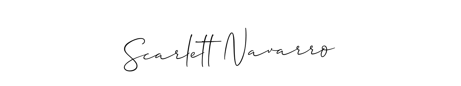 Make a beautiful signature design for name Scarlett Navarro. Use this online signature maker to create a handwritten signature for free. Scarlett Navarro signature style 2 images and pictures png