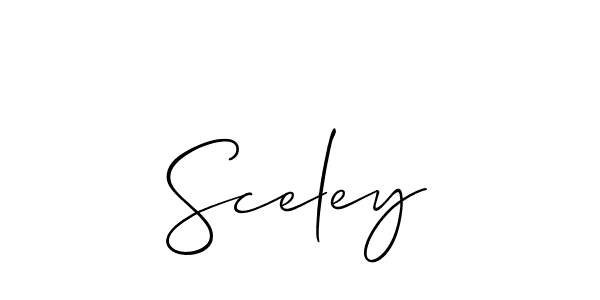 Also we have Sceley name is the best signature style. Create professional handwritten signature collection using Allison_Script autograph style. Sceley signature style 2 images and pictures png