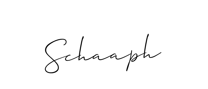 Also we have Schaaph name is the best signature style. Create professional handwritten signature collection using Allison_Script autograph style. Schaaph signature style 2 images and pictures png