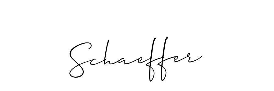 How to make Schaeffer signature? Allison_Script is a professional autograph style. Create handwritten signature for Schaeffer name. Schaeffer signature style 2 images and pictures png