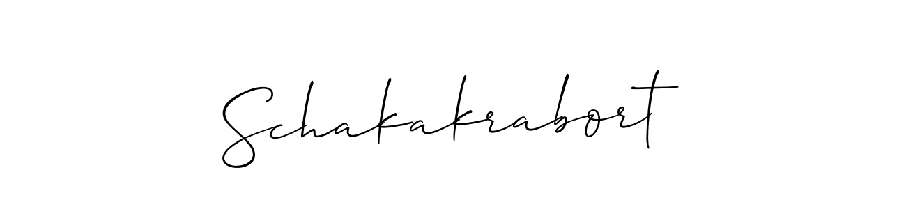 Also You can easily find your signature by using the search form. We will create Schakakrabort name handwritten signature images for you free of cost using Allison_Script sign style. Schakakrabort signature style 2 images and pictures png