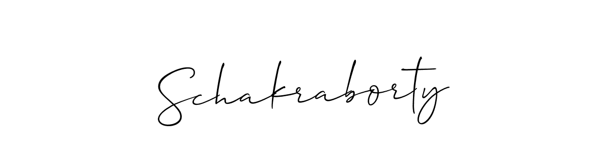 if you are searching for the best signature style for your name Schakraborty. so please give up your signature search. here we have designed multiple signature styles  using Allison_Script. Schakraborty signature style 2 images and pictures png