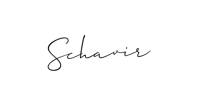 Make a short Schavir signature style. Manage your documents anywhere anytime using Allison_Script. Create and add eSignatures, submit forms, share and send files easily. Schavir signature style 2 images and pictures png