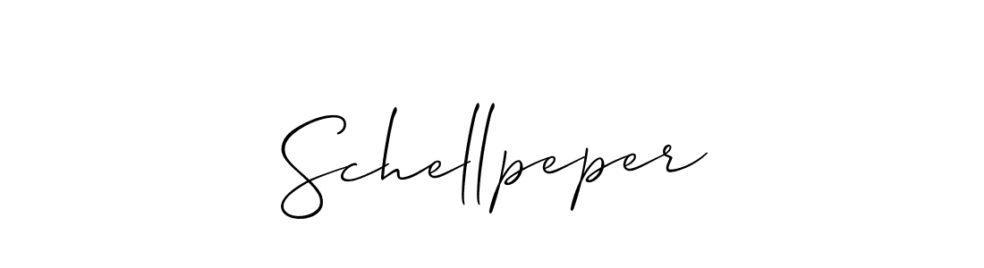 Schellpeper stylish signature style. Best Handwritten Sign (Allison_Script) for my name. Handwritten Signature Collection Ideas for my name Schellpeper. Schellpeper signature style 2 images and pictures png