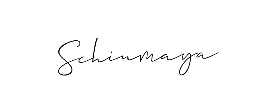 Also You can easily find your signature by using the search form. We will create Schinmaya name handwritten signature images for you free of cost using Allison_Script sign style. Schinmaya signature style 2 images and pictures png