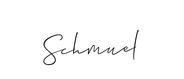 Also You can easily find your signature by using the search form. We will create Schmuel name handwritten signature images for you free of cost using Allison_Script sign style. Schmuel signature style 2 images and pictures png