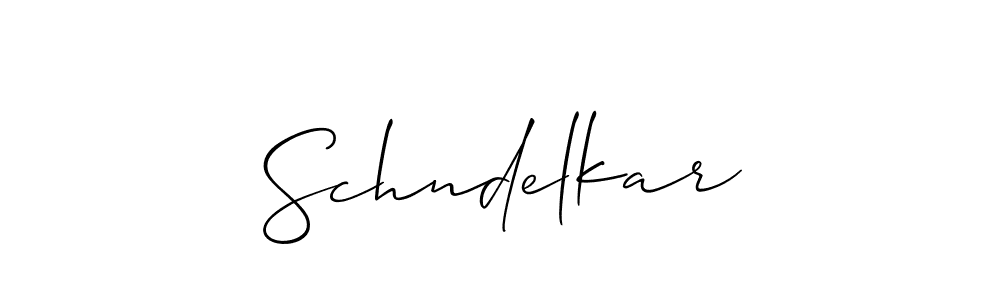 Make a beautiful signature design for name Schndelkar. Use this online signature maker to create a handwritten signature for free. Schndelkar signature style 2 images and pictures png