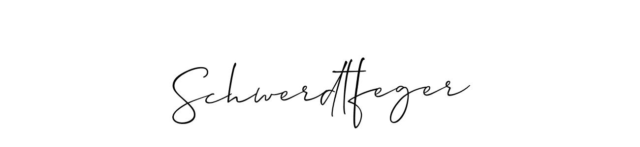 Also You can easily find your signature by using the search form. We will create Schwerdtfeger name handwritten signature images for you free of cost using Allison_Script sign style. Schwerdtfeger signature style 2 images and pictures png
