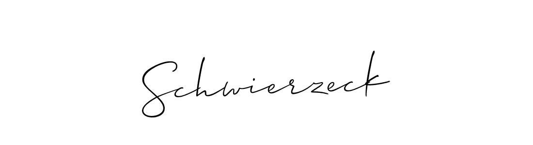 It looks lik you need a new signature style for name Schwierzeck. Design unique handwritten (Allison_Script) signature with our free signature maker in just a few clicks. Schwierzeck signature style 2 images and pictures png