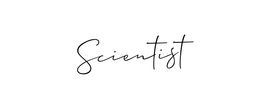 Best and Professional Signature Style for Scientist. Allison_Script Best Signature Style Collection. Scientist signature style 2 images and pictures png