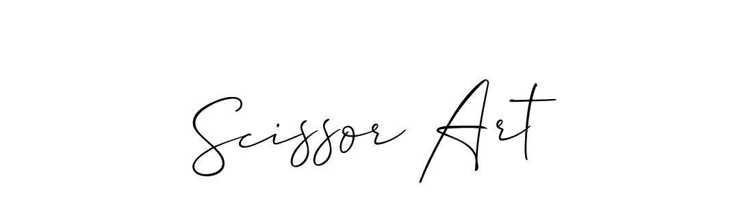 Once you've used our free online signature maker to create your best signature Allison_Script style, it's time to enjoy all of the benefits that Scissor Art name signing documents. Scissor Art signature style 2 images and pictures png