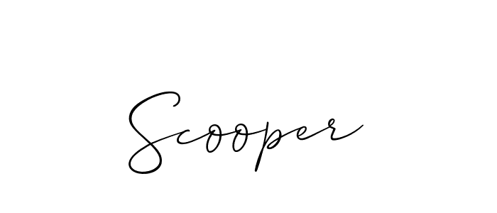 Also You can easily find your signature by using the search form. We will create Scooper name handwritten signature images for you free of cost using Allison_Script sign style. Scooper signature style 2 images and pictures png