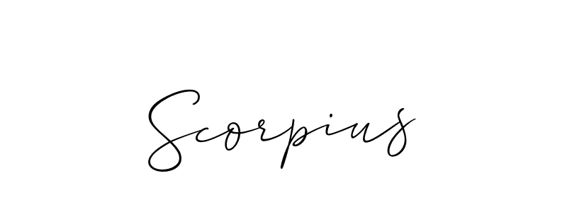 Allison_Script is a professional signature style that is perfect for those who want to add a touch of class to their signature. It is also a great choice for those who want to make their signature more unique. Get Scorpius name to fancy signature for free. Scorpius signature style 2 images and pictures png