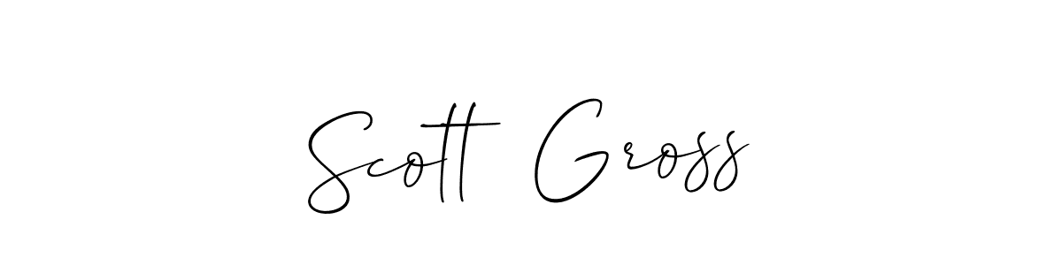 Also we have Scott  Gross name is the best signature style. Create professional handwritten signature collection using Allison_Script autograph style. Scott  Gross signature style 2 images and pictures png