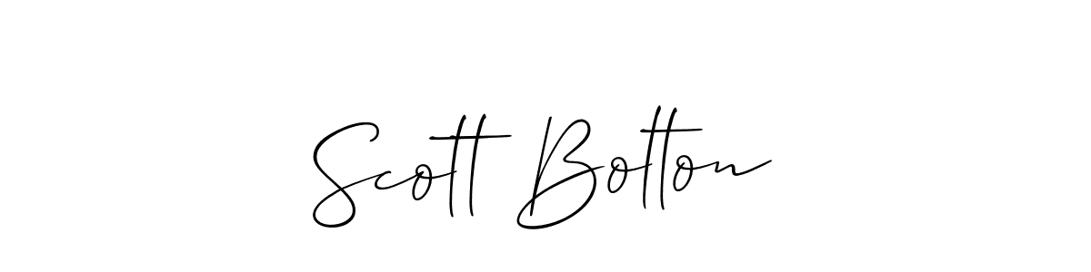 The best way (Allison_Script) to make a short signature is to pick only two or three words in your name. The name Scott Bolton include a total of six letters. For converting this name. Scott Bolton signature style 2 images and pictures png