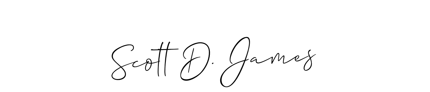 Make a beautiful signature design for name Scott D. James. Use this online signature maker to create a handwritten signature for free. Scott D. James signature style 2 images and pictures png