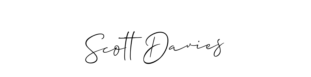 if you are searching for the best signature style for your name Scott Davies. so please give up your signature search. here we have designed multiple signature styles  using Allison_Script. Scott Davies signature style 2 images and pictures png