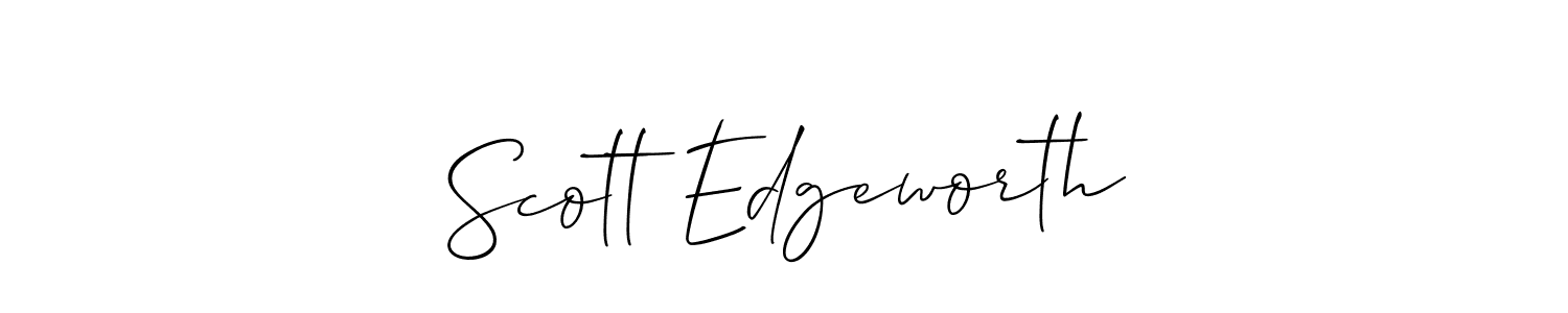 Best and Professional Signature Style for Scott Edgeworth. Allison_Script Best Signature Style Collection. Scott Edgeworth signature style 2 images and pictures png