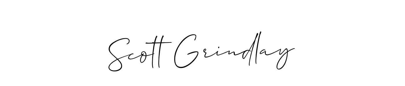 Create a beautiful signature design for name Scott Grindlay. With this signature (Allison_Script) fonts, you can make a handwritten signature for free. Scott Grindlay signature style 2 images and pictures png