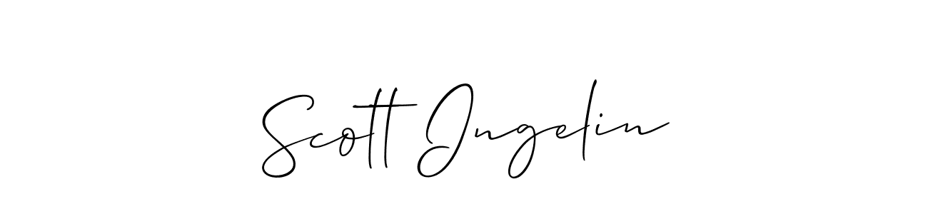 See photos of Scott Ingelin official signature by Spectra . Check more albums & portfolios. Read reviews & check more about Allison_Script font. Scott Ingelin signature style 2 images and pictures png