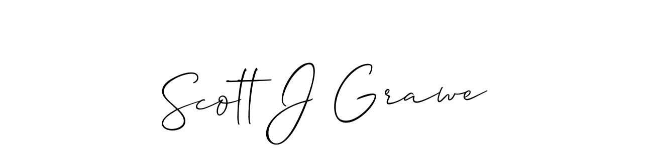 How to Draw Scott J Grawe signature style? Allison_Script is a latest design signature styles for name Scott J Grawe. Scott J Grawe signature style 2 images and pictures png